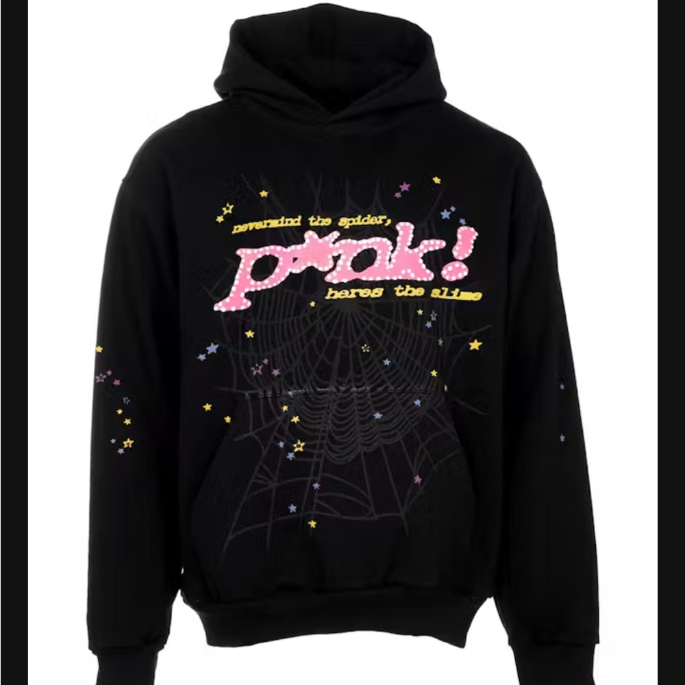 Black Graphic Hoodie